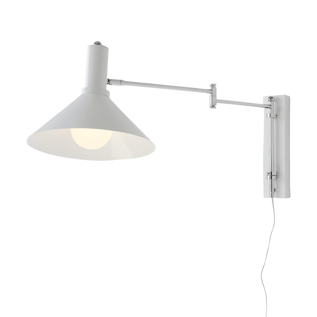 Luminária Arandela Moderna Minimalista Articulada Metal Neudorf - ABAZZUR™