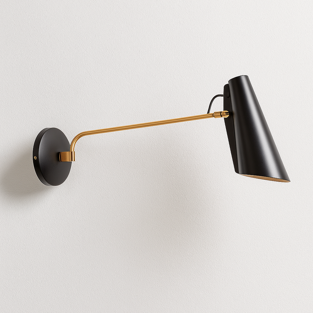 Luminária Arandela Moderna Minimalista Articulada Metal Norre - ABAZZUR™