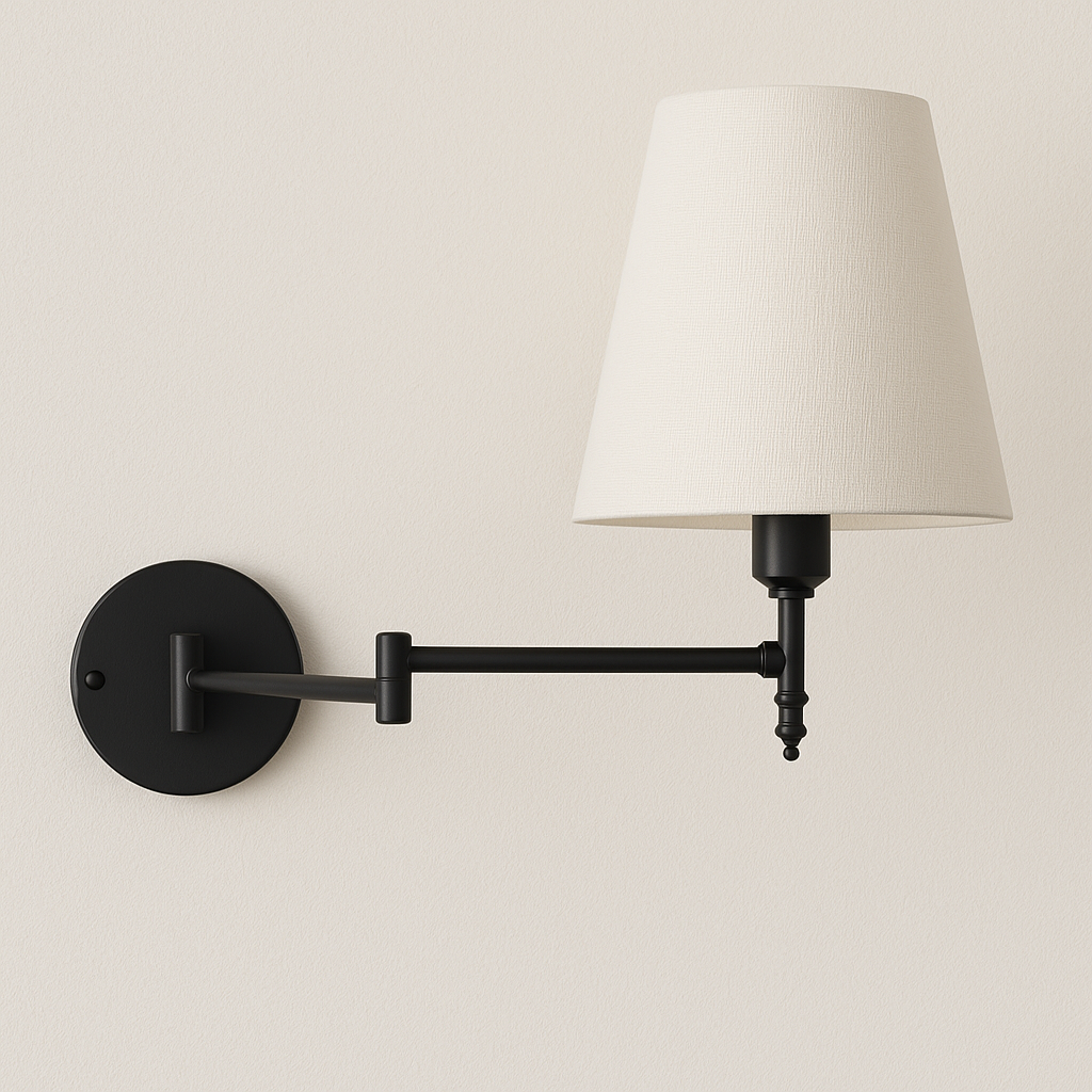 Luminária Arandela Moderna Minimalista Articulada Tecido Felt - ABAZZUR™