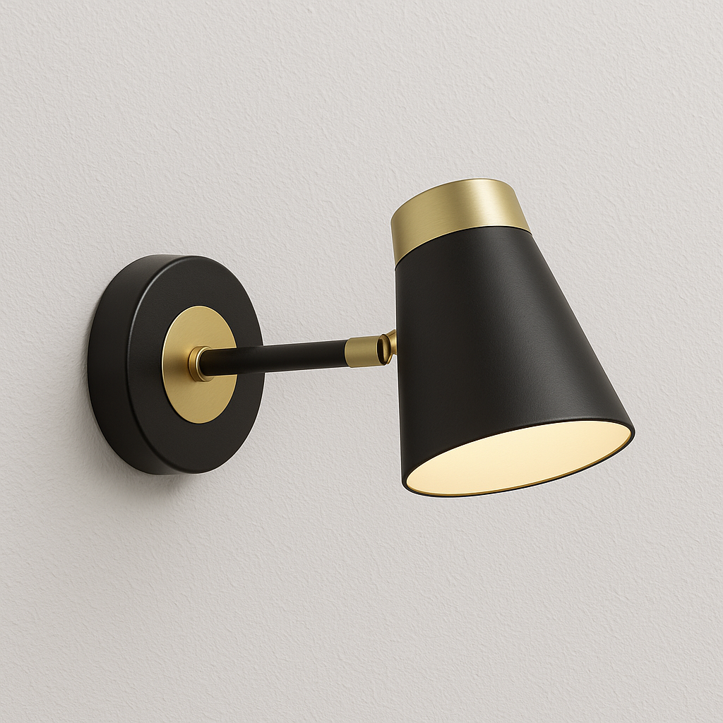 Luminária Arandela Moderna Minimalista Articulado Metal Osseo - ABAZZUR™