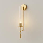 Luminária Arandela Moderna Minimalista Clássica Metal Vidro Kallio - ABAZZUR™