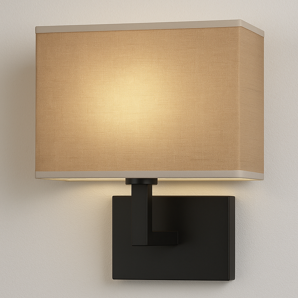 Luminária Arandela Moderna Minimalista Clássico LED Tecido Bayou - ABAZZUR™