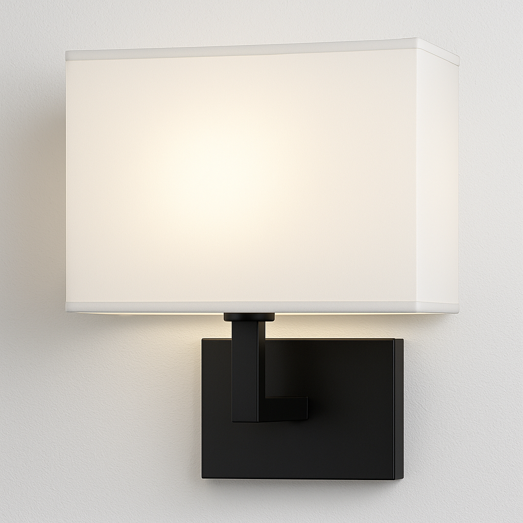 Luminária Arandela Moderna Minimalista Clássico LED Tecido Bayou - ABAZZUR™