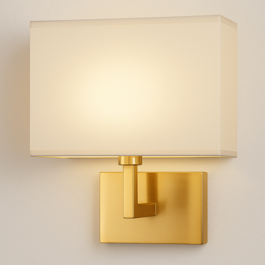 Luminária Arandela Moderna Minimalista Clássico LED Tecido Bayou - ABAZZUR™