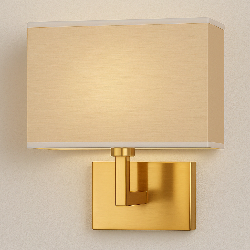 Luminária Arandela Moderna Minimalista Clássico LED Tecido Bayou - ABAZZUR™