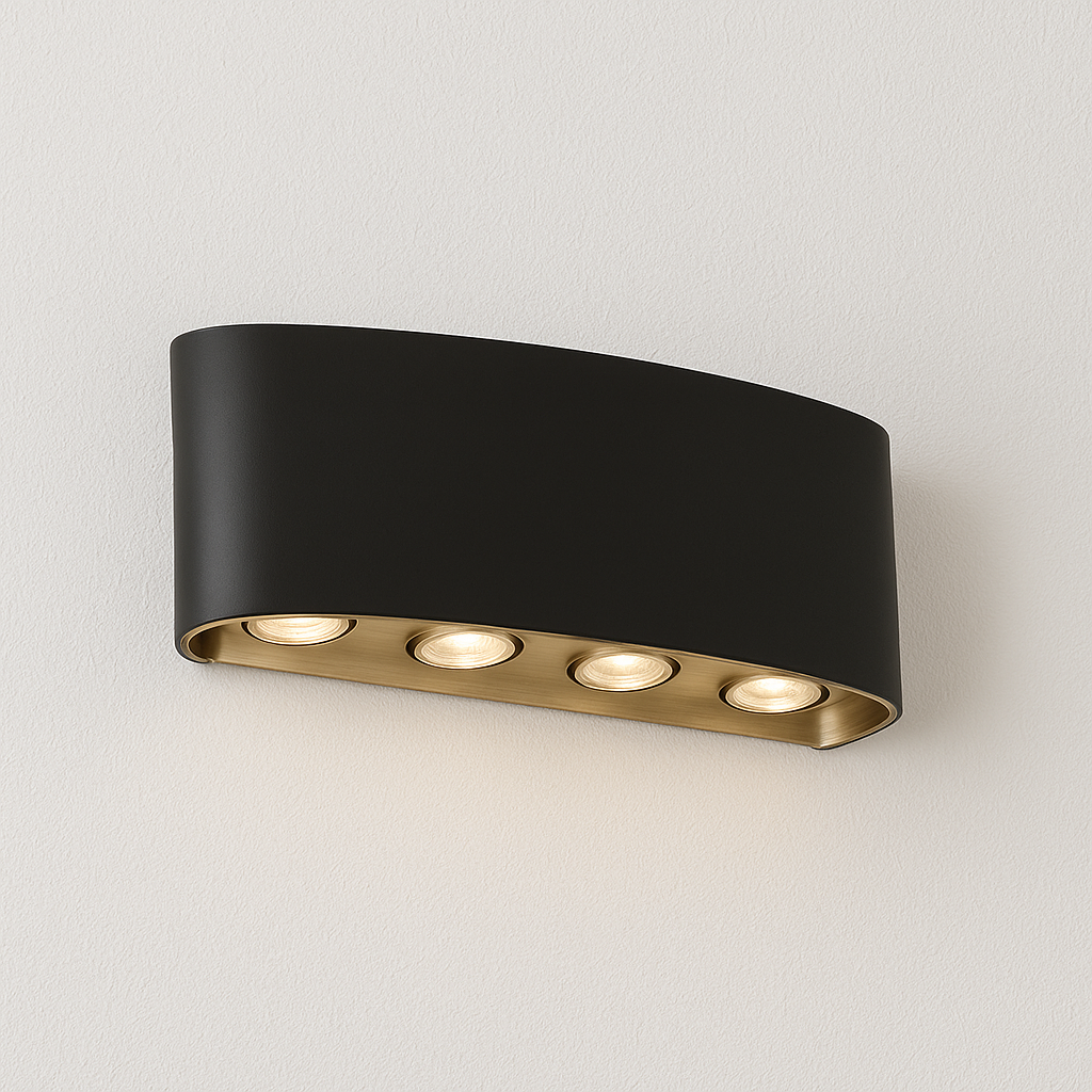 Luminária Arandela Moderna Minimalista Externo LED 3000K 8W Bivolt Raval - ABAZZUR™
