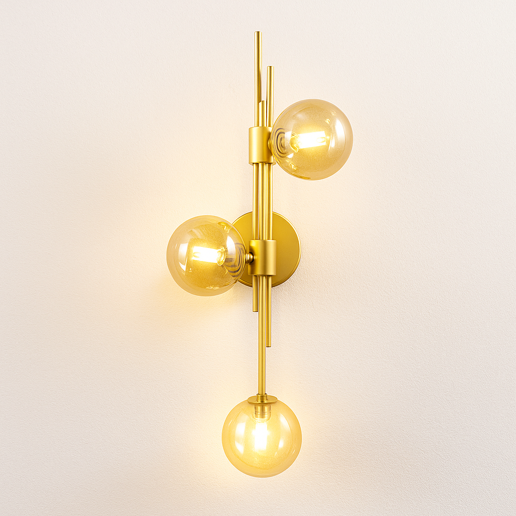 Luminária Arandela Moderna Minimalista Globo Bola Vidro Dalum - ABAZZUR™