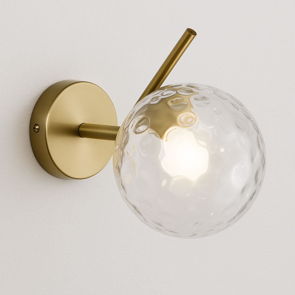 Luminária Arandela Moderna Minimalista Globo Bola Vidro Salamanca - ABAZZUR™