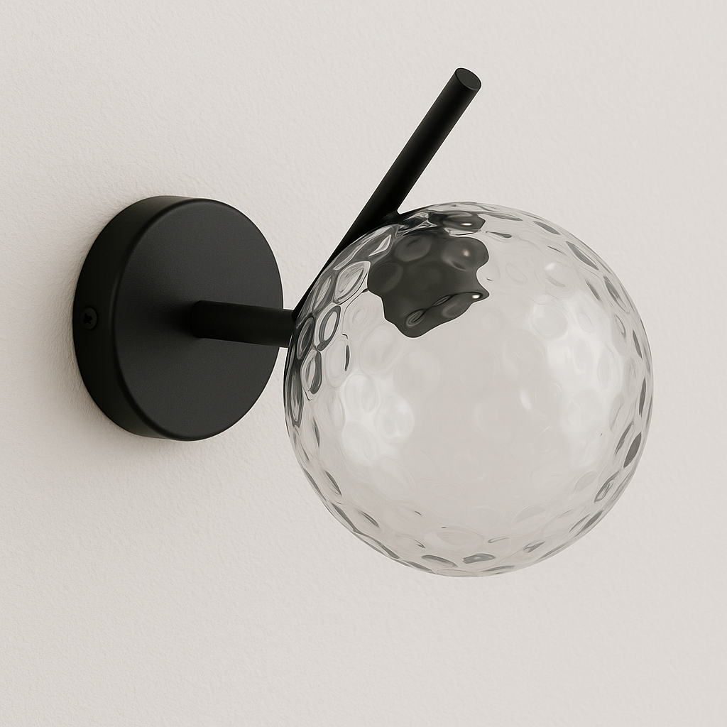 Luminária Arandela Moderna Minimalista Globo Bola Vidro Salamanca - ABAZZUR™