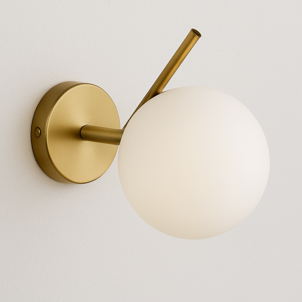 Luminária Arandela Moderna Minimalista Globo Bola Vidro Salamanca - ABAZZUR™