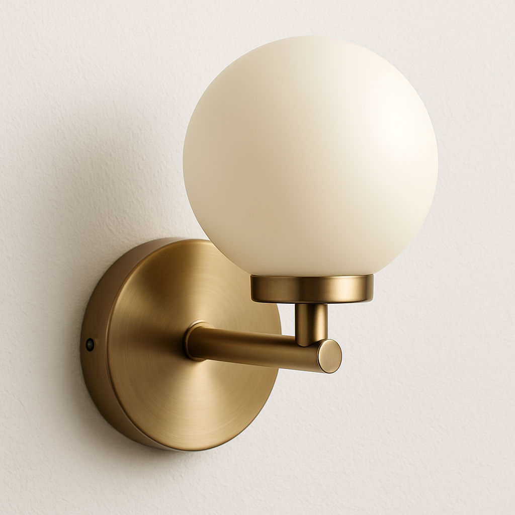 Luminária Arandela Moderna Minimalista Globo Bola Vidro Sunnyside - ABAZZUR™