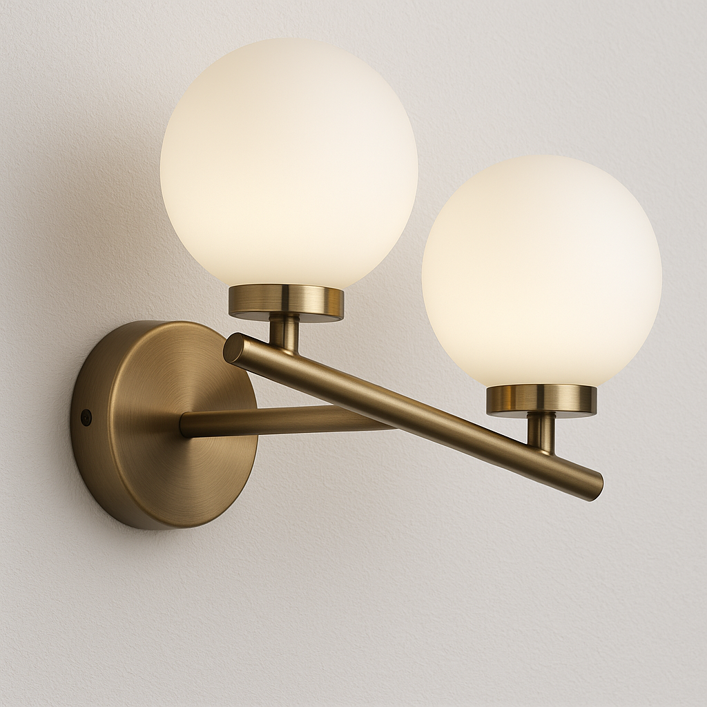 Luminária Arandela Moderna Minimalista Globo Bola Vidro Sunnyside - ABAZZUR™