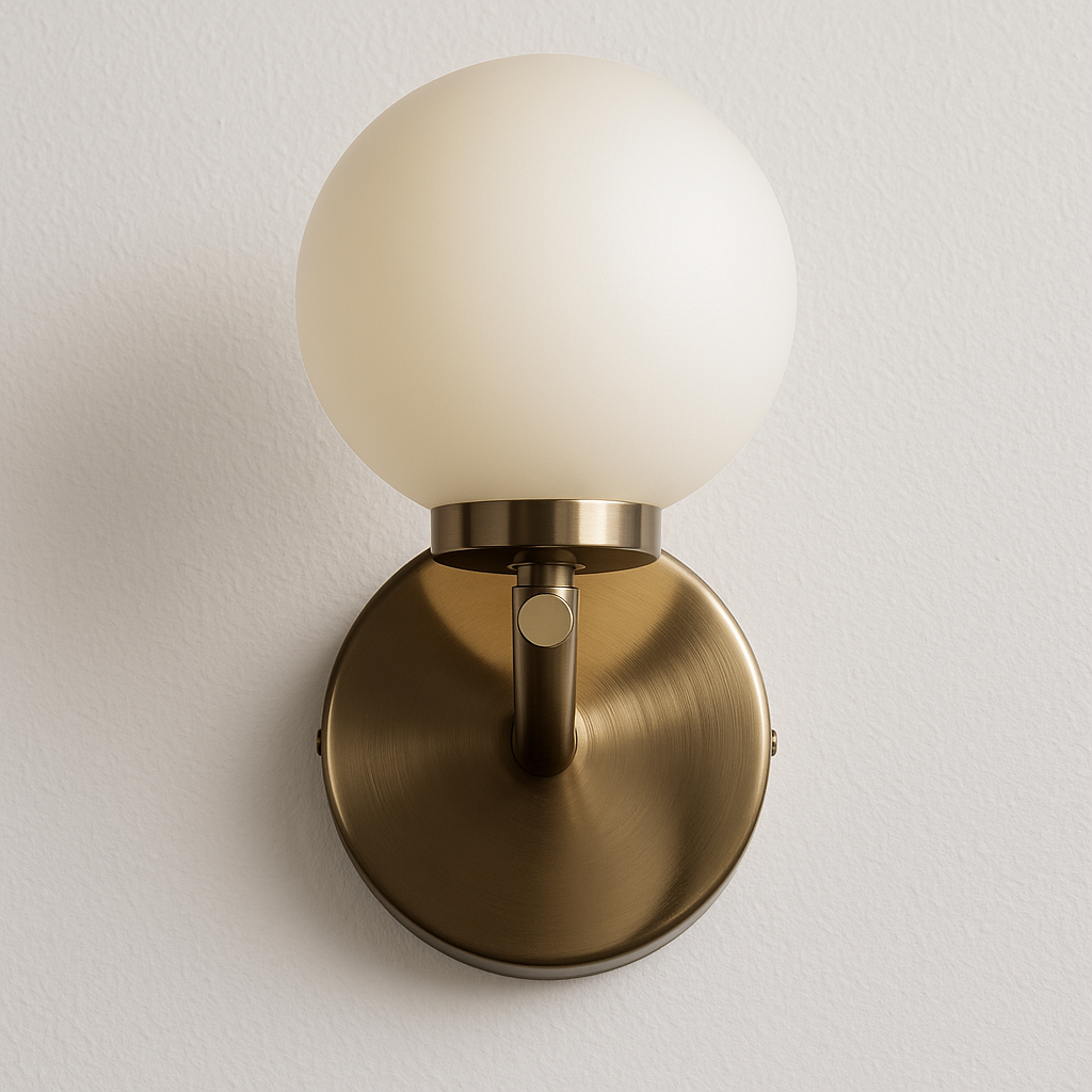 Luminária Arandela Moderna Minimalista Globo Bola Vidro Sunnyside - ABAZZUR™
