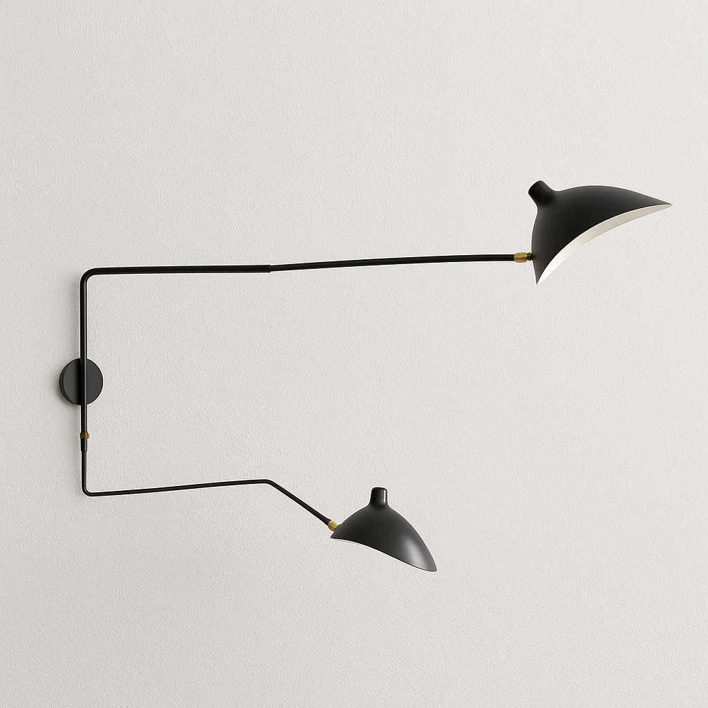 Luminária Arandela Moderna Minimalista Industrial Articulada Louie - ABAZZUR™