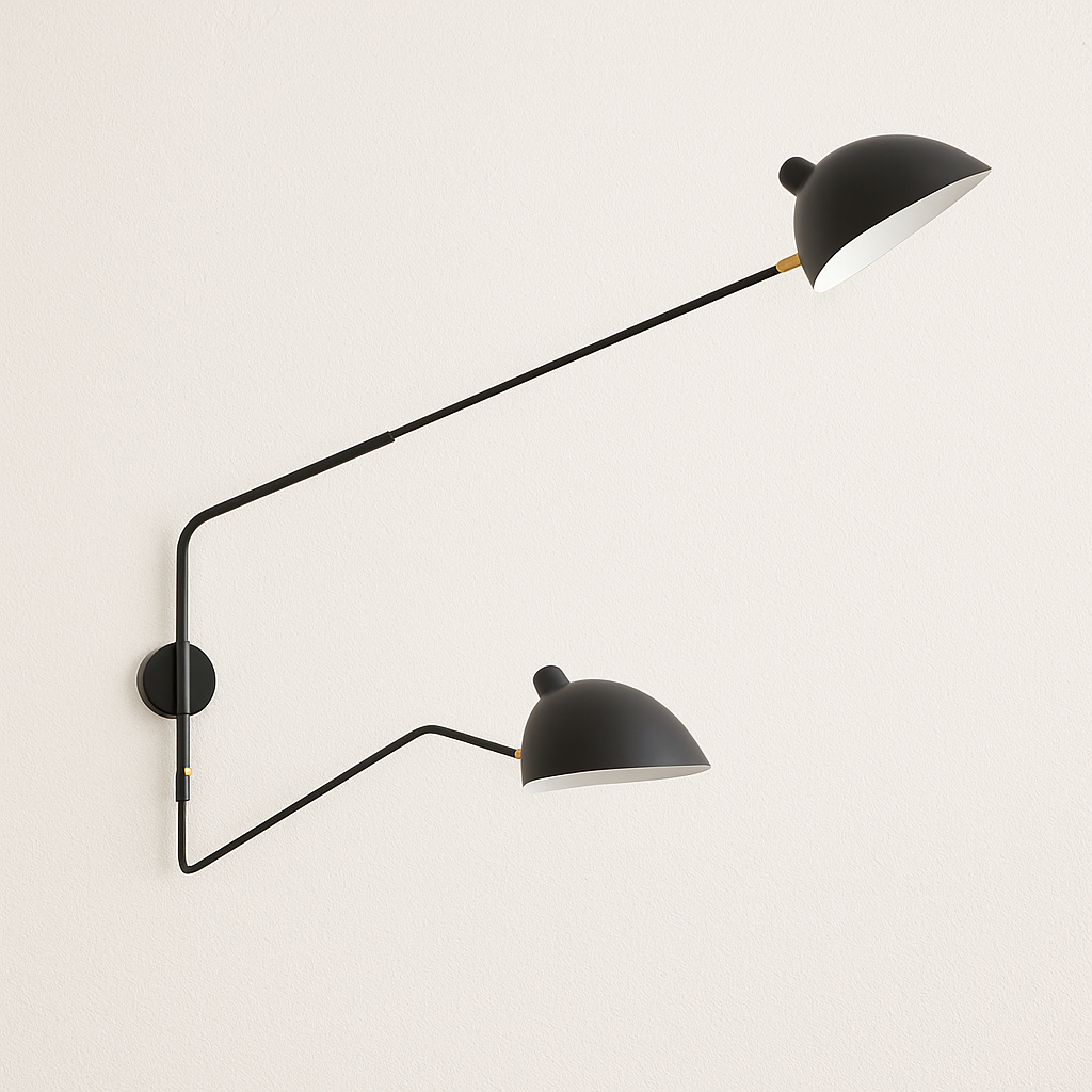 Luminária Arandela Moderna Minimalista Industrial Articulada Louie - ABAZZUR™