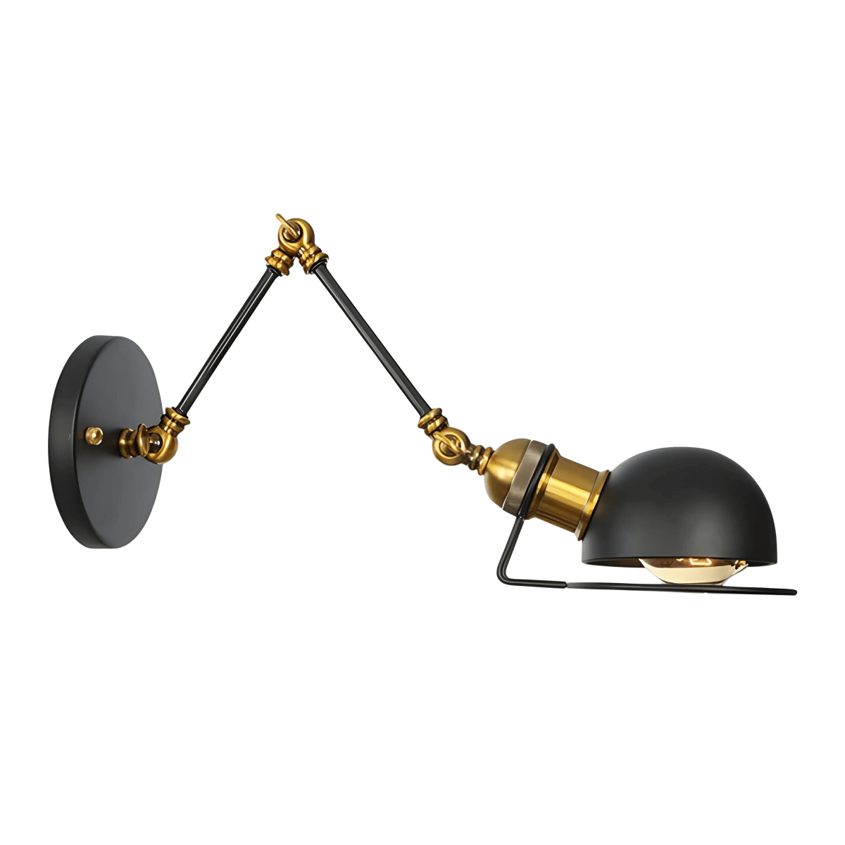 Luminária Arandela Moderna Minimalista Industrial Articulada Metal Pegli - ABAZZUR™