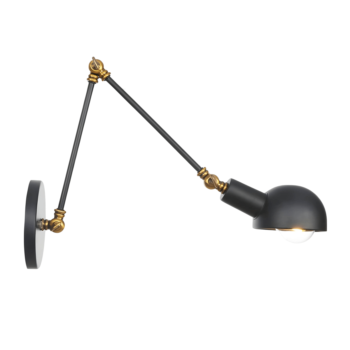 Luminária Arandela Moderna Minimalista Industrial Articulada Metal Pegli - ABAZZUR™