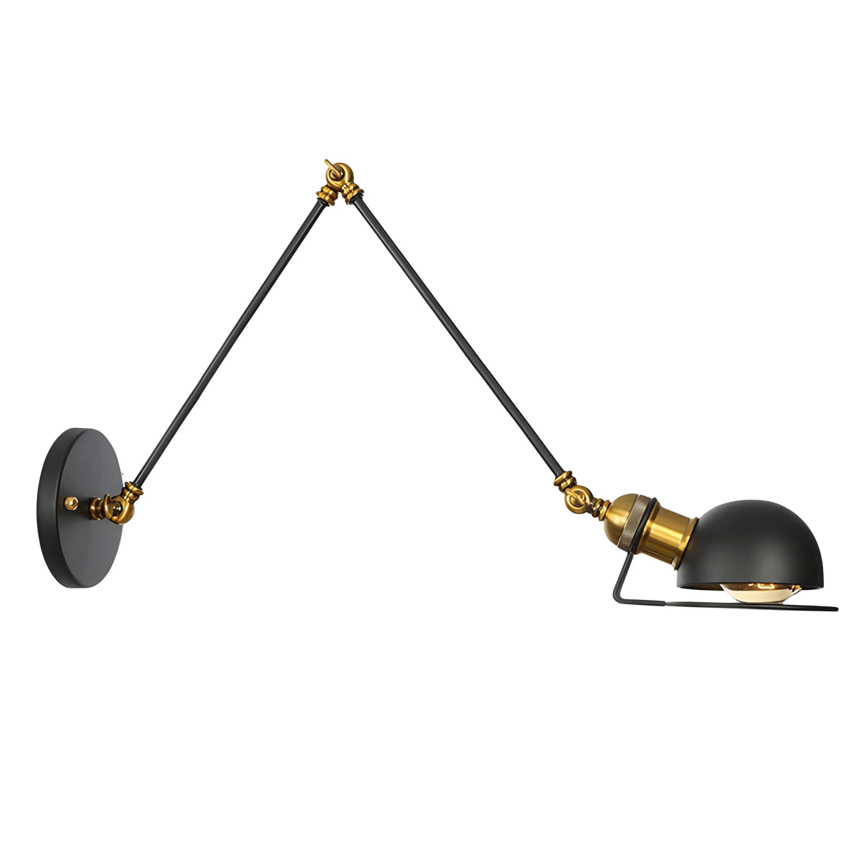 Luminária Arandela Moderna Minimalista Industrial Articulada Metal Pegli - ABAZZUR™
