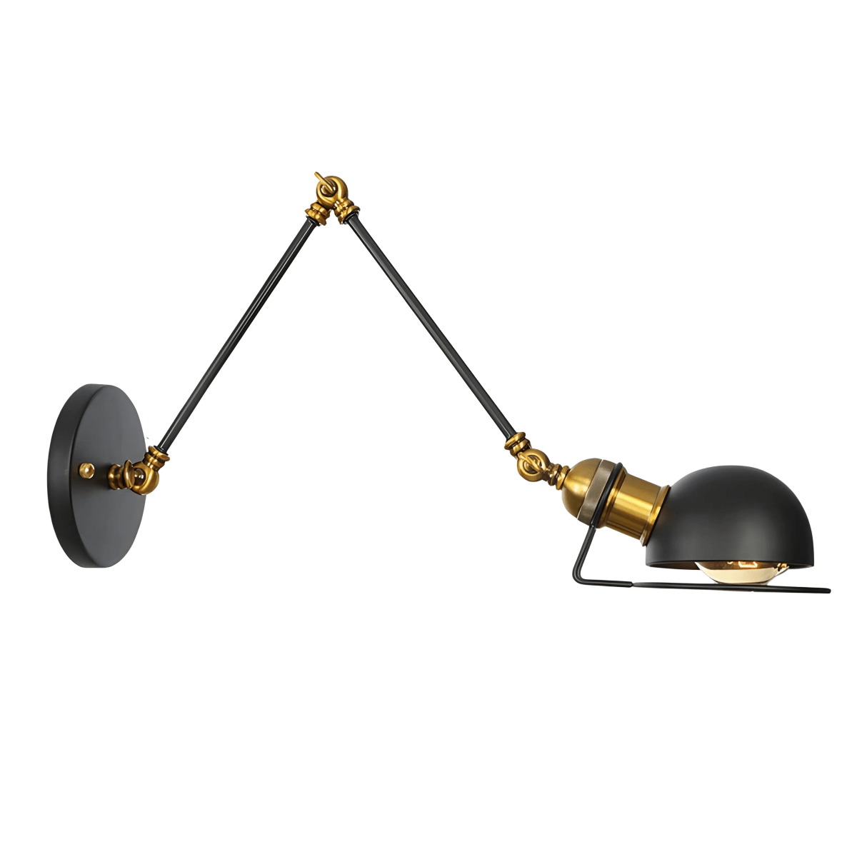 Luminária Arandela Moderna Minimalista Industrial Articulada Metal Pegli - ABAZZUR™