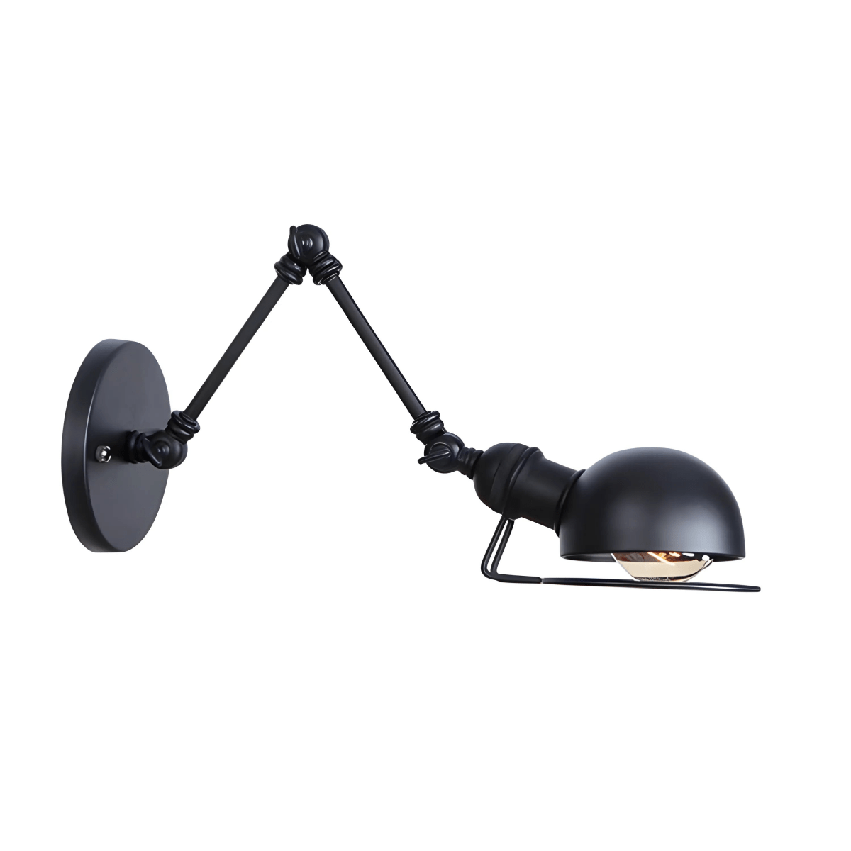 Luminária Arandela Moderna Minimalista Industrial Articulada Metal Pegli - ABAZZUR™