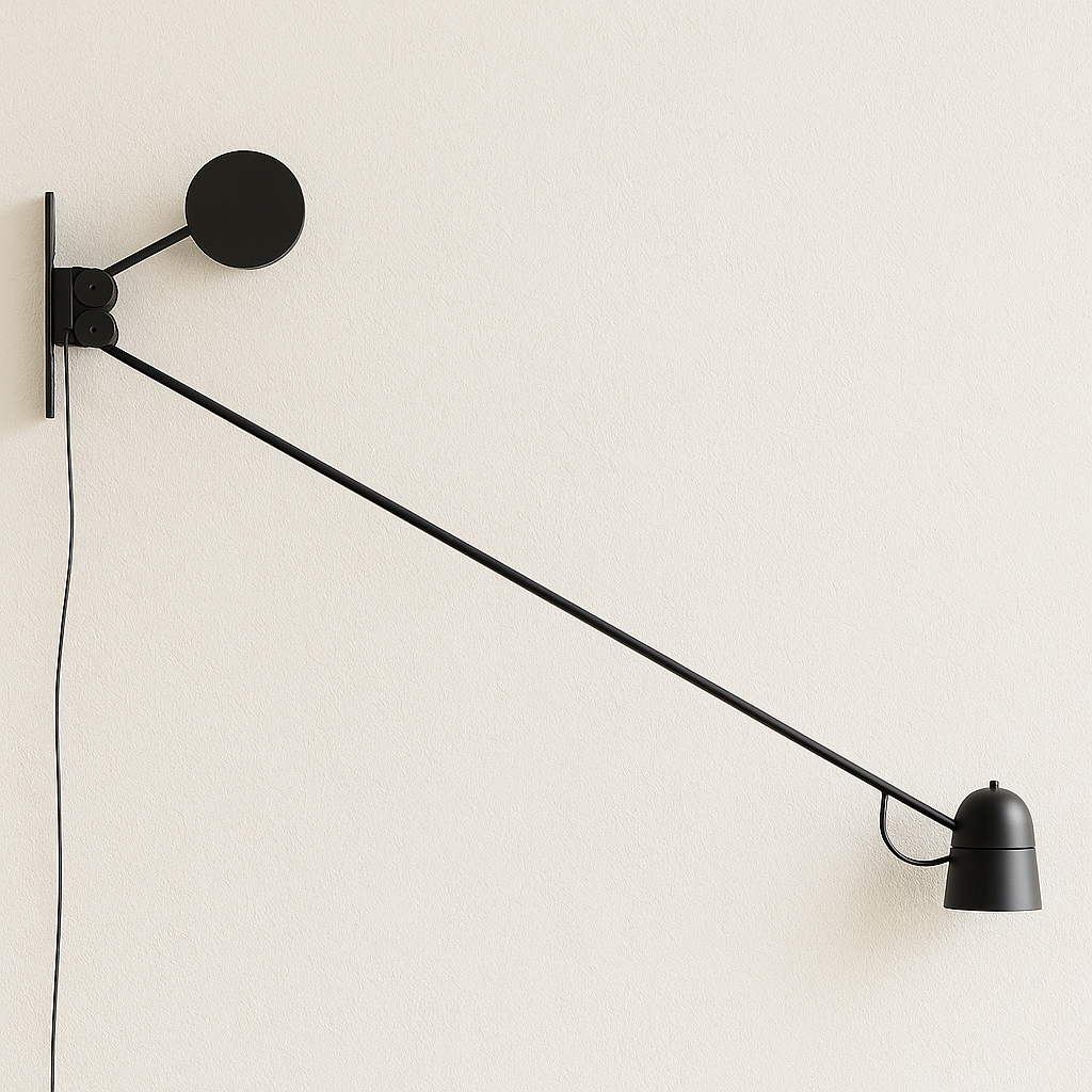 Luminária Arandela Moderna Minimalista Industrial Articulada Powai - ABAZZUR™