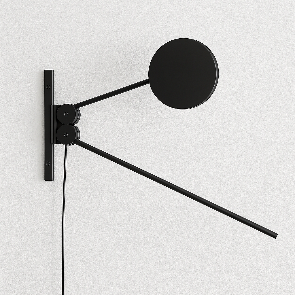 Luminária Arandela Moderna Minimalista Industrial Articulada Powai - ABAZZUR™