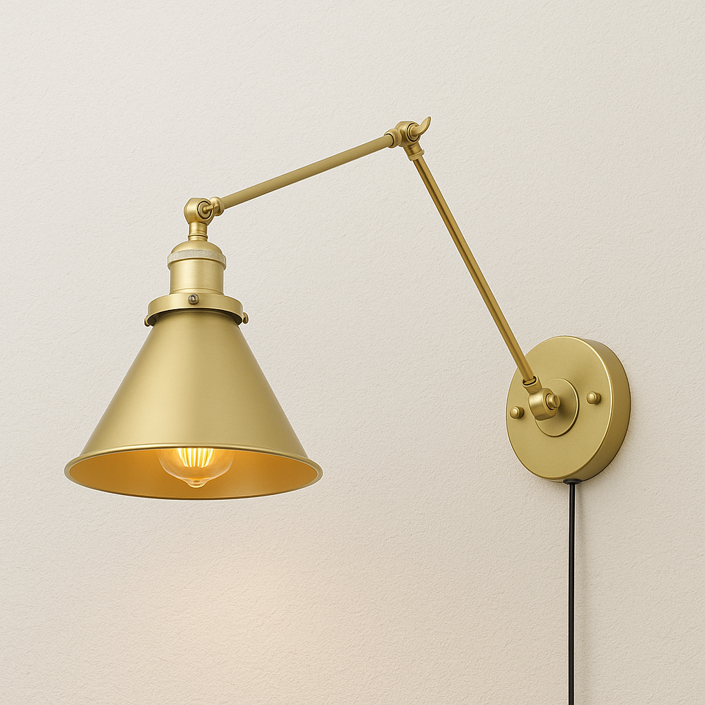 Luminária Arandela Moderna Minimalista Industrial Articulado Metal Dogo - ABAZZUR™