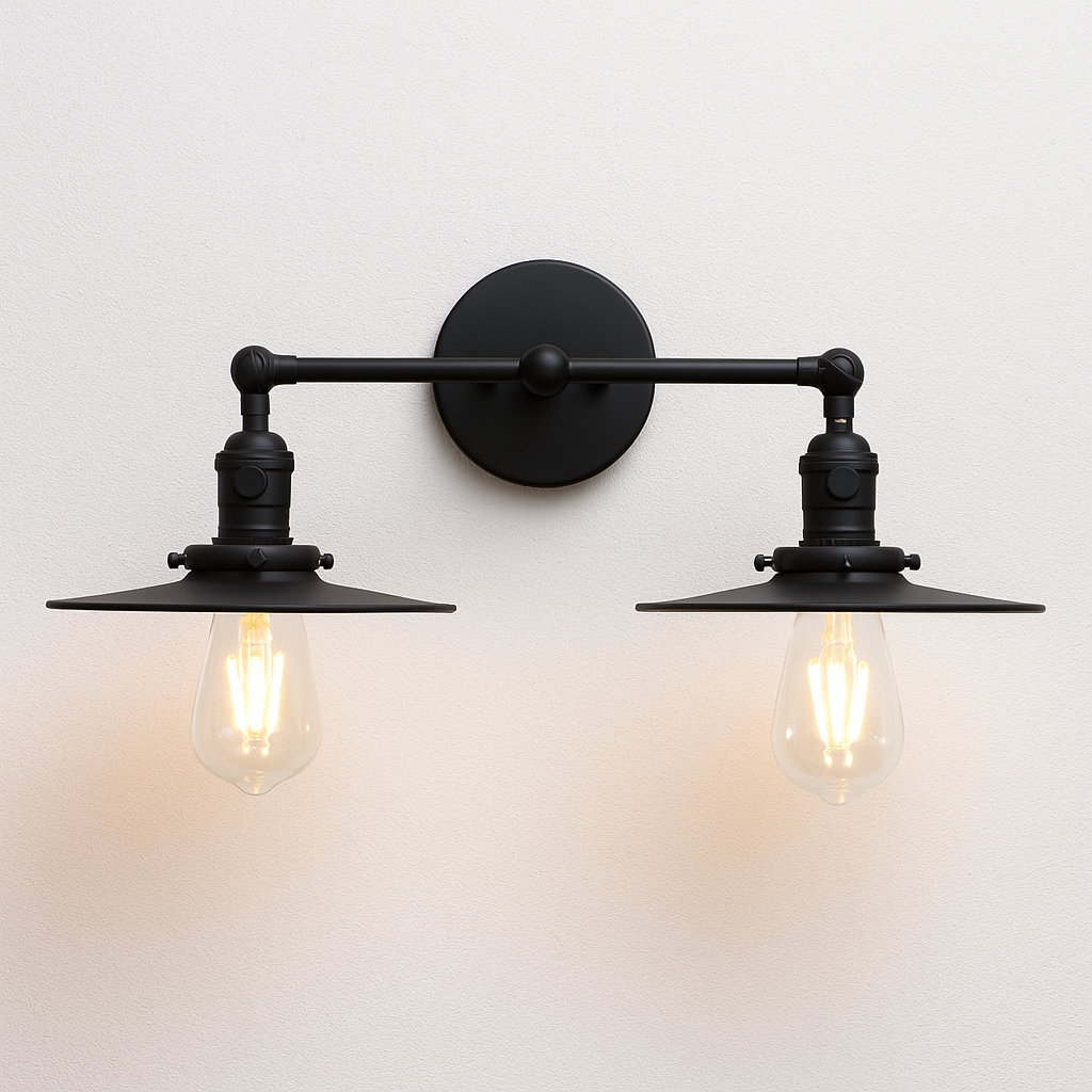 Luminária Arandela Moderna Minimalista Industrial Metal Kew - ABAZZUR™