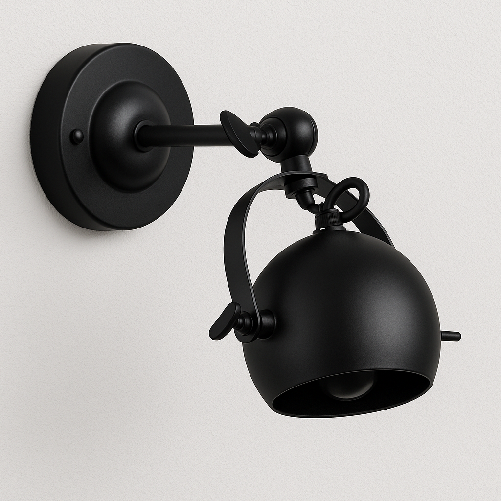 Luminária Arandela Moderna Minimalista Industrial Retrô Articulada Metal Mazargues - ABAZZUR™