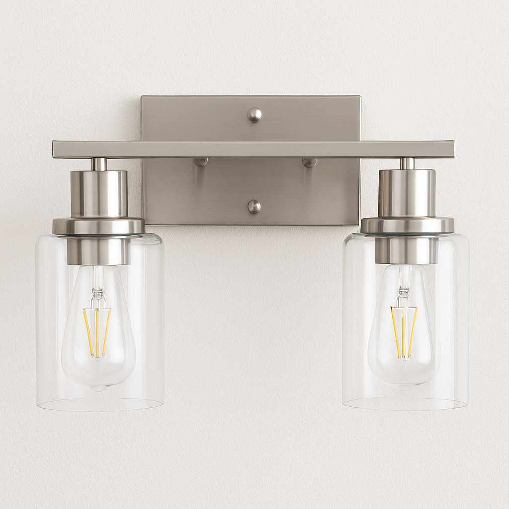 Luminária Arandela Moderna Minimalista Industrial Retrô Metal Vidro Fargo - ABAZZUR™