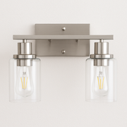 Luminária Arandela Moderna Minimalista Industrial Retrô Metal Vidro Fargo - ABAZZUR™