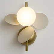 Luminária Arandela Moderna Minimalista Infantil Globo Vidro Metal Navil - ABAZZUR™