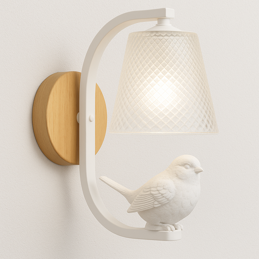 Luminária Arandela Moderna Minimalista Infantil Metal Vidro Gulsh - ABAZZUR™