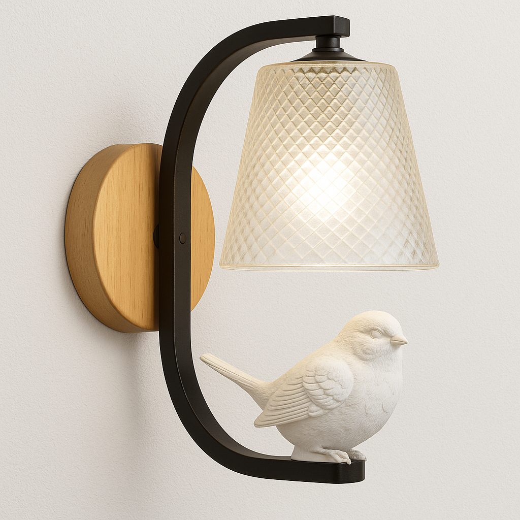 Luminária Arandela Moderna Minimalista Infantil Metal Vidro Gulsh - ABAZZUR™