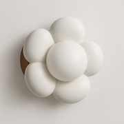 Luminária Arandela Moderna Minimalista Infantil Resina Flor Beth - ABAZZUR™