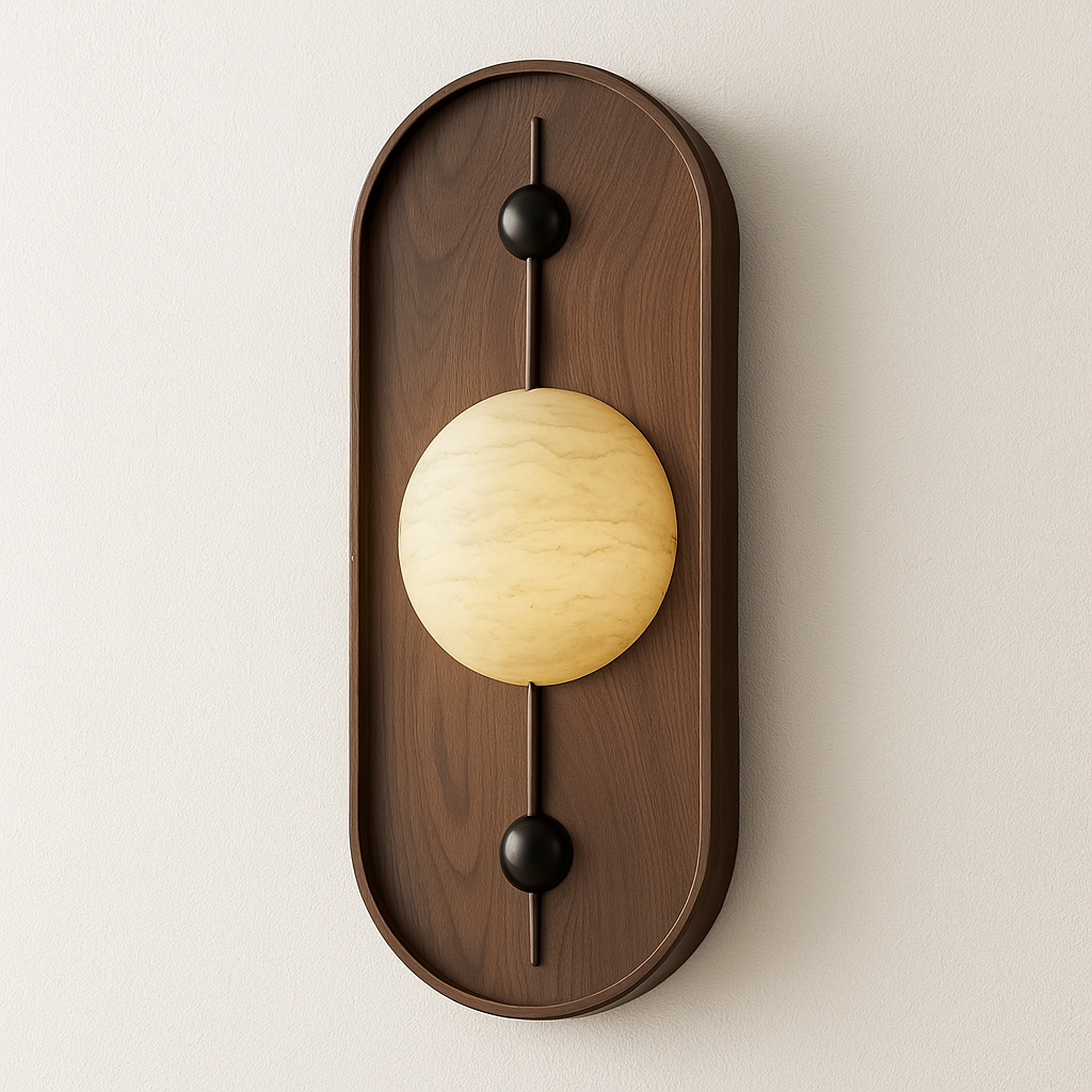 Luminária Arandela Moderna Minimalista LED Madeira Kozan - ABAZZUR™