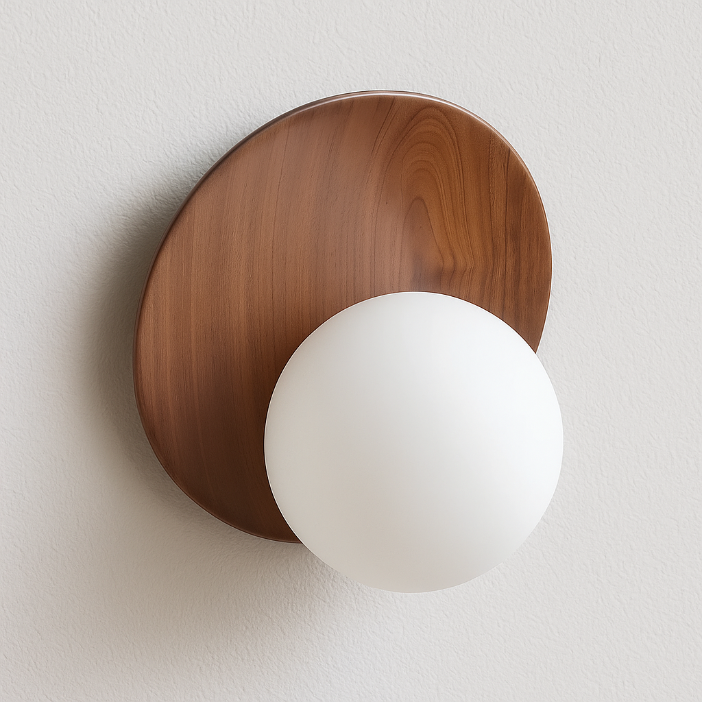 Luminária Arandela Moderna Minimalista LED Madeira Mani - ABAZZUR™