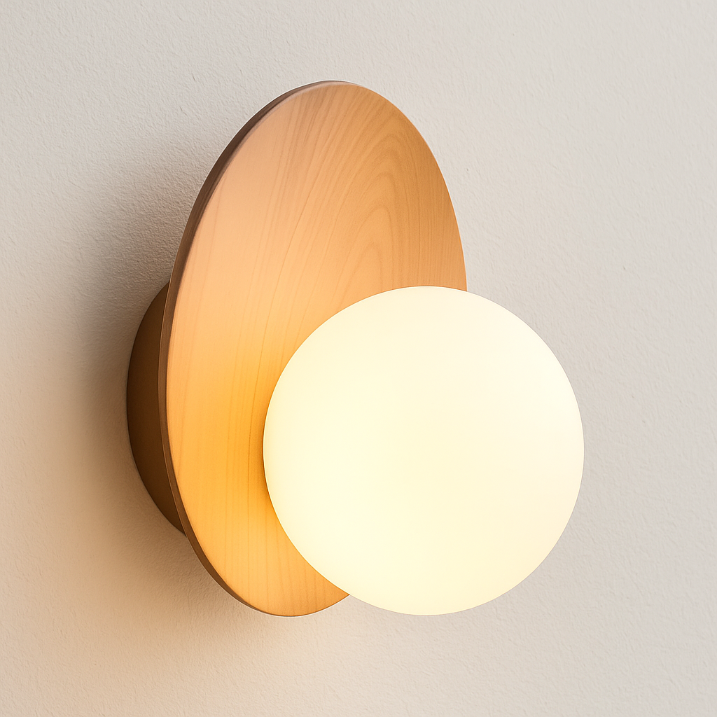 Luminária Arandela Moderna Minimalista LED Madeira Mani - ABAZZUR™