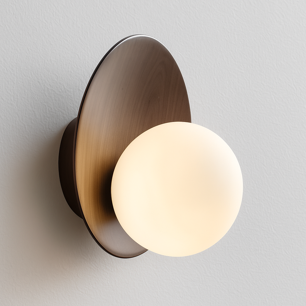 Luminária Arandela Moderna Minimalista LED Madeira Mani - ABAZZUR™