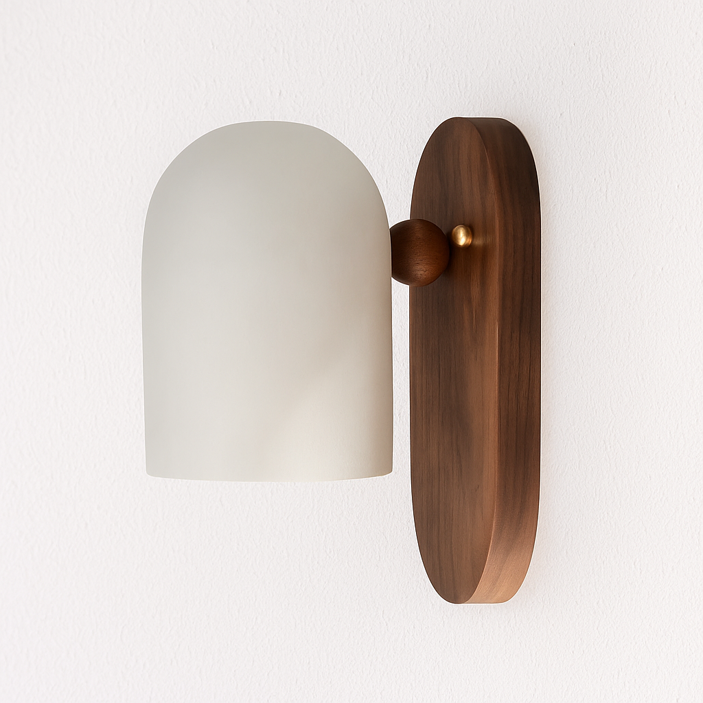 Luminária Arandela Moderna Minimalista LED Madeira Marsa - ABAZZUR™