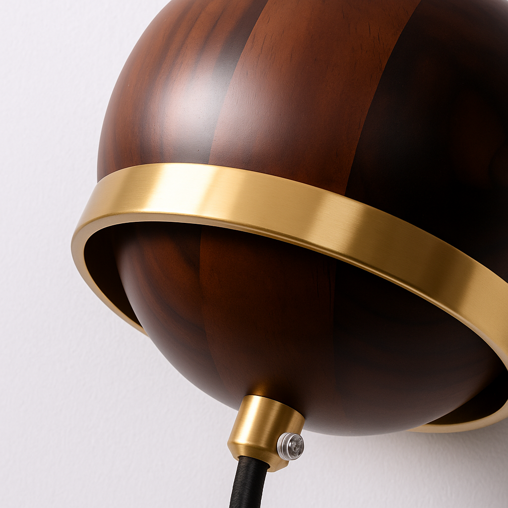 Luminária Arandela Moderna Minimalista LED Madeira Varel - ABAZZUR™