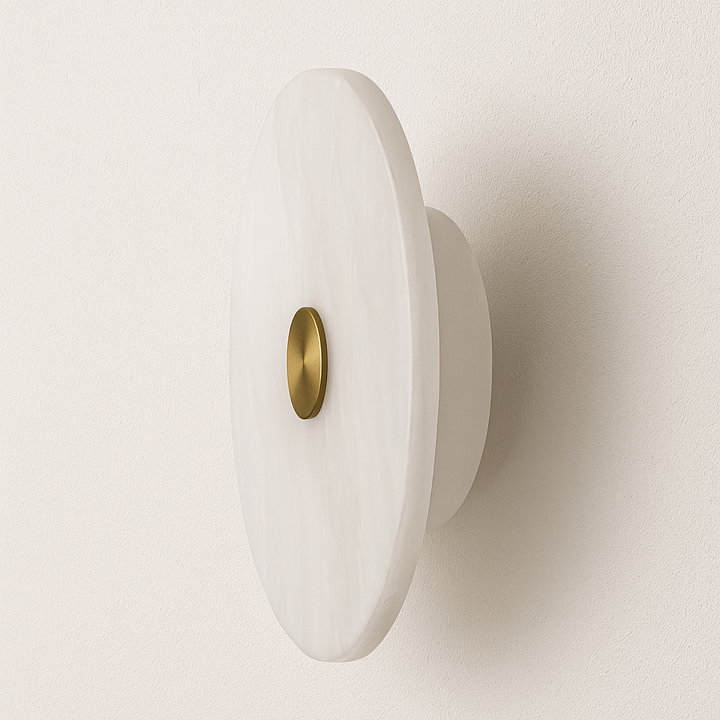 Luminária Arandela Moderna Minimalista LED Mármore Clean - ABAZZUR™