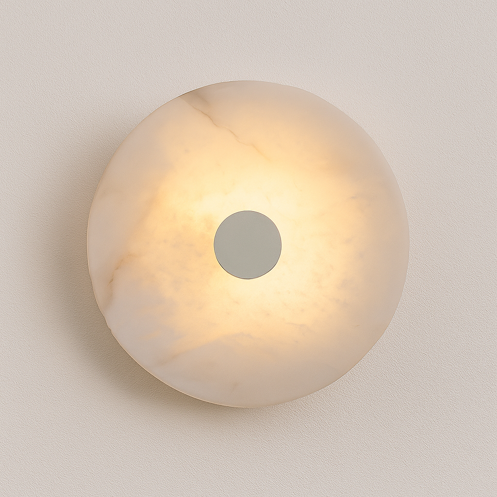 Luminária Arandela Moderna Minimalista LED Mármore Clean - ABAZZUR™
