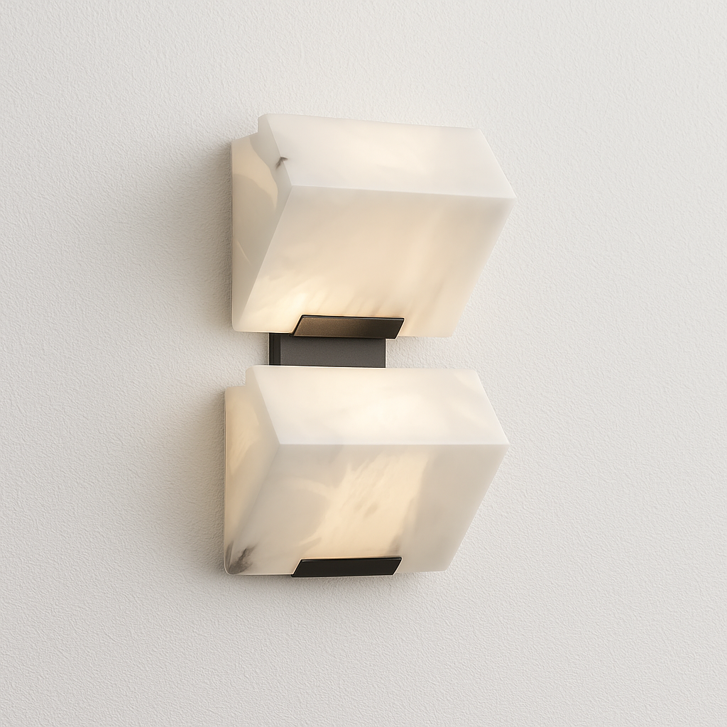 Luminária Arandela Moderna Minimalista LED Mármore Crens - ABAZZUR™