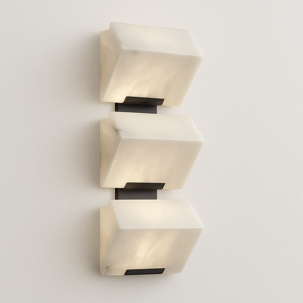 Luminária Arandela Moderna Minimalista LED Mármore Crens - ABAZZUR™
