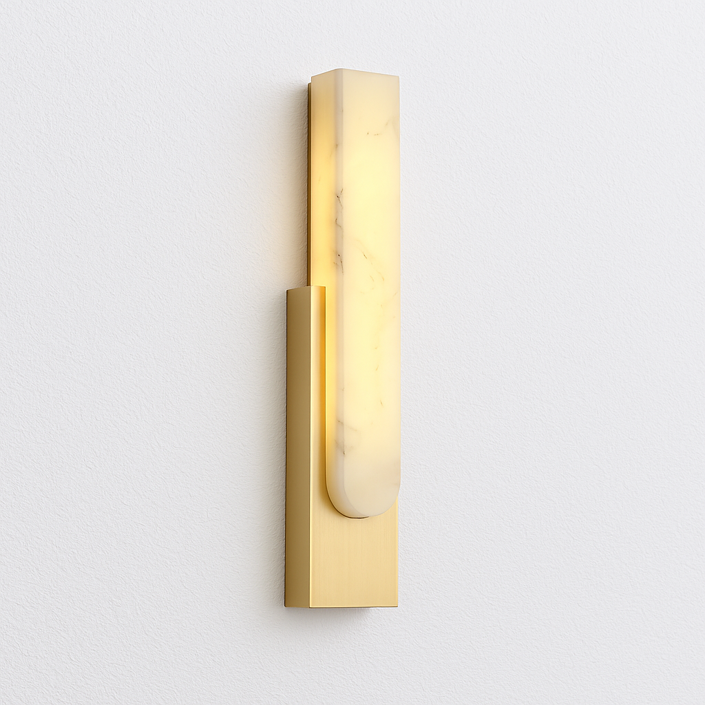 Luminária Arandela Moderna Minimalista LED Mármore Metal Davis - ABAZZUR™