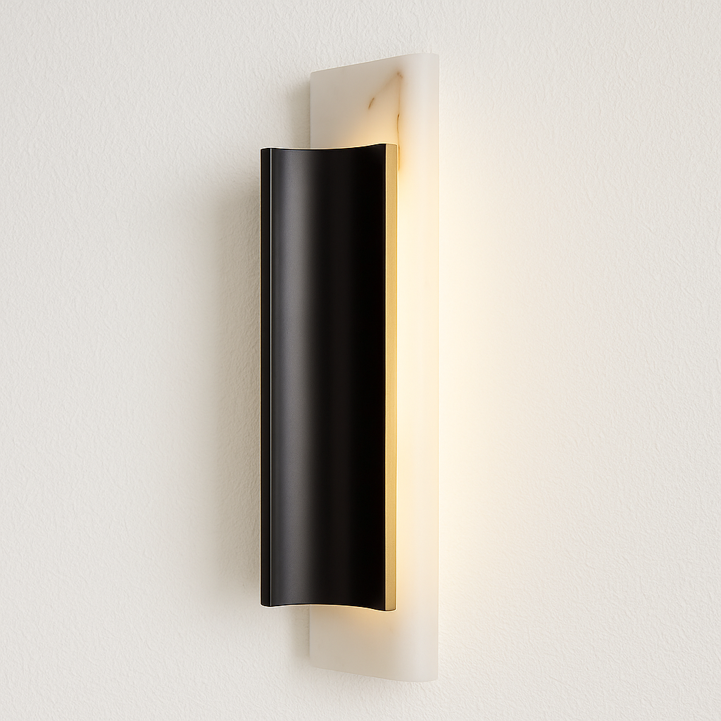 Luminária Arandela Moderna Minimalista LED Mármore Metal Erith - ABAZZUR™