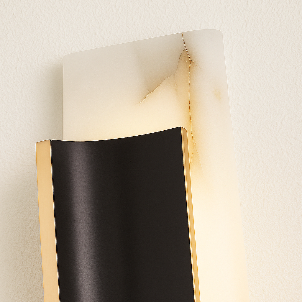 Luminária Arandela Moderna Minimalista LED Mármore Metal Erith - ABAZZUR™