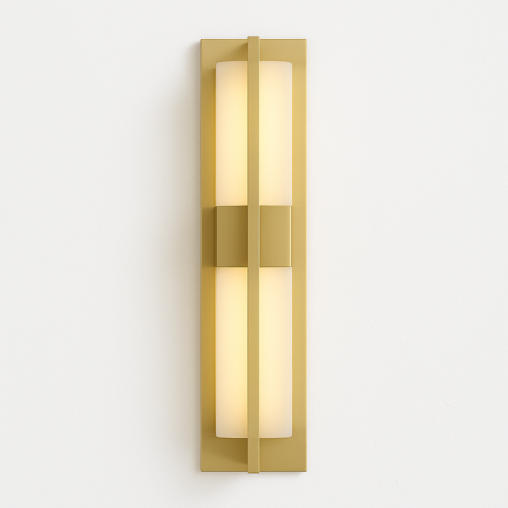 Luminária Arandela Moderna Minimalista LED Mármore Metal Flint - ABAZZUR™