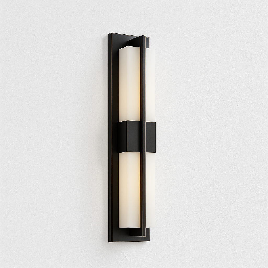 Luminária Arandela Moderna Minimalista LED Mármore Metal Flint - ABAZZUR™
